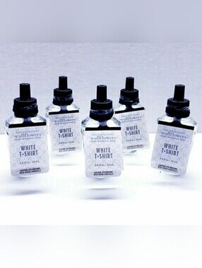 Bath & Body Works WHITE T-SHIRT Wallflowers Home Fragrance Refill (5 Pcs)